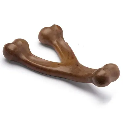Durable Y-Shaped Dog Chew Bone, Dental Chew Toy for Heavy Chewers