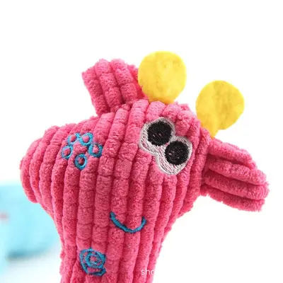 Plush Rope Knot Pet Toy for Cats and Dogs, Teeth Cleaning