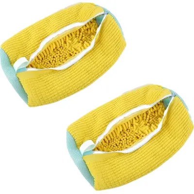 Amazons neue faule Schuhwasch-Tasche, zylindrische Waschmaschinen-Wäschetasche aus Polyester, Schutzschuhtasche, Anti-Verformungs-Waschbeutel