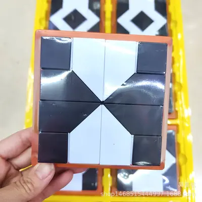 Eğitici Geometri Yapı Taşları çocuk Eğlenceli Bulmaca DIY Montaj Yaratıcı Siyah ve Beyaz Bloklar Düşünme Eğitimi çocuk Oyuncakları