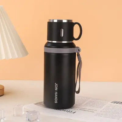 Thermobecher aus 316er Edelstahl mit Teesieb und verdickter Vakuumwand - 10