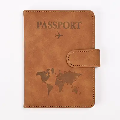 RFID-Blocking PU Passport Cover, Color-Changing, Multifunctional - 9