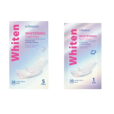 KORMESIC teeth whitening strips, daily tooth care