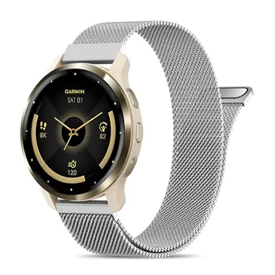 Garmin Venu ve Forerunner 570/265/255 uyumlu Milanese metal kordon - 7