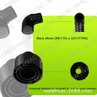 AC Drain Line Cleaner Adapter for Air Conditioner Condensate Hose