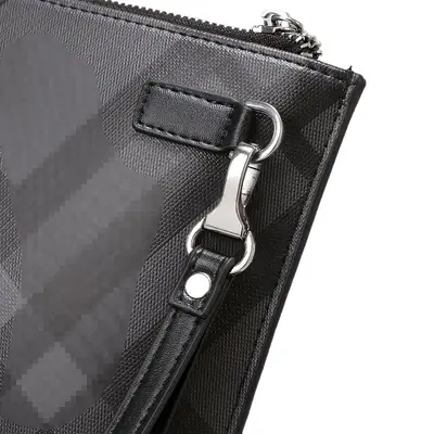 Men's Hand Bag, Checkerboard Diagonal Pattern, Multifunctional Clutch - 5
