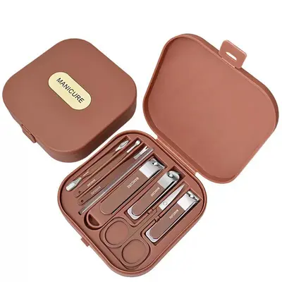 现货指甲剪套装防飞溅指甲钳家用修剪指甲美甲指甲刀工具一件代发 - 8