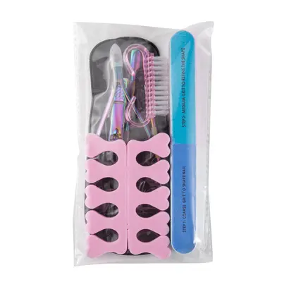 Stainless steel titanium nail care set, multi-piece - 4