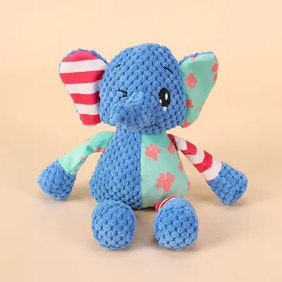 Chew-Resistant Squeaky Plush Dog Toy Stress Relief - 7
