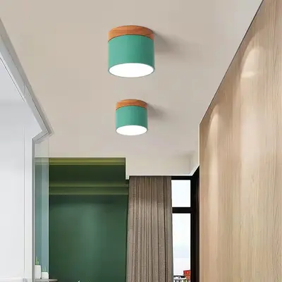 Nordic Modern Macaron Ceiling Light for Children's Room and Dining Room