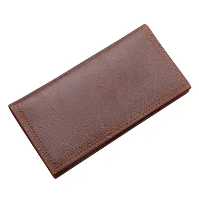 Men's Long Wallet Oil Wax Leather Retro Gift - 6
