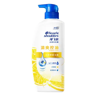 Оригинальный шампунь Head & Shoulders против перхоти 1,18 кг, освежающий контроль жирности, против ломкости и укрепляющий, большой семейный флакон шампуня - 5