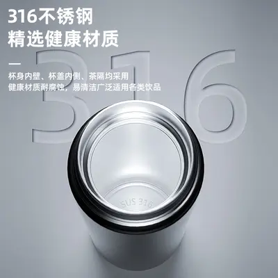 月销千件 316食品级双层不锈钢保温杯商务礼品盒套装logo批发