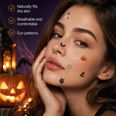 KORMESIC Halloween Cartoon Acne Patch, Thin and Breathable - 5