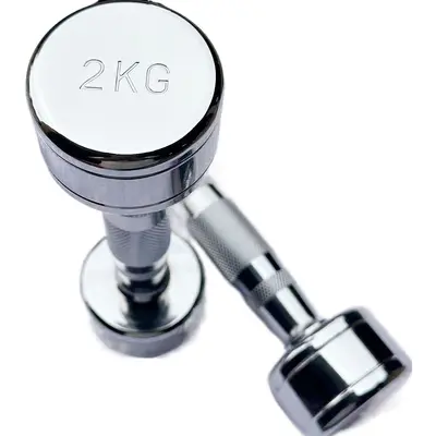 Dambıl Erkek Spor Salonu Katı Saf Çelik Dambıllar Ev Güç Antrenmanı Fitness Dambılları Elektrokaplama Dambıl Seti - 8