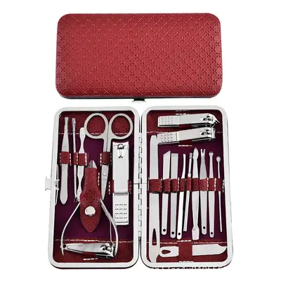 Nail and Pedicure Clipper Set, Stainless Steel, 7-Piece - 7