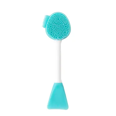 New facial cleansing brush, beauty mud mask brush, DIY beauty tool, mask application stick, makeup cleanser, dual-purpose silicone facial cleansing brush - 8
