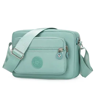 Bez çanta çok katmanlı sırt çantası crossbody naylon kanvas çanta orta yaşlı anne çantası küçük çanta yaşlı büyükanne Oxford kumaş kadın çantası