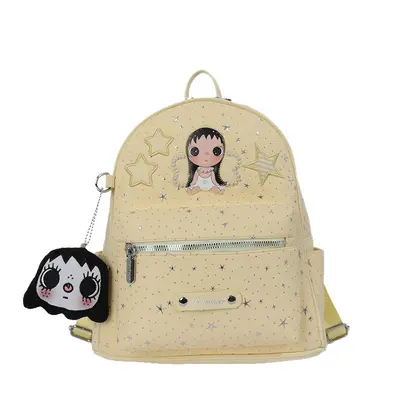 Women's Casual Cartoon Backpack, Lightweight Large Capacity Travel and School Bag - 9