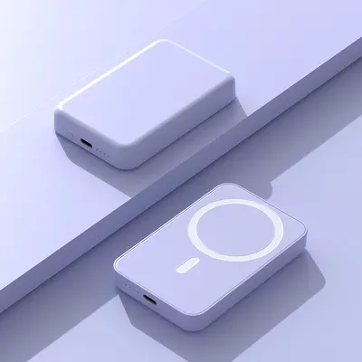 3C Certified Magnetic Wireless Portable Power Bank, MagSafe Compatible - 8