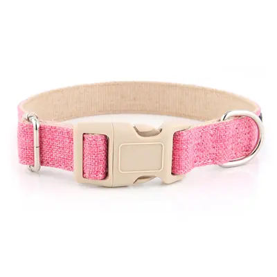 Pure Linen Dog Collar for Large, Medium and Small Dogs - 8