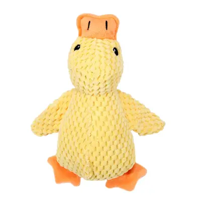 Squeaky Duck Cat Toy, Chew-Resistant, Catnip Plush Kitten Toy - 6