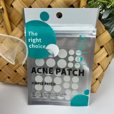 Transparent Round Hydrocolloid Pimple Patch with Essential Oil - 10