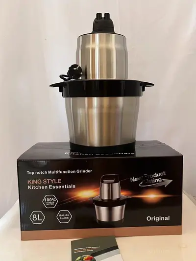 Fleischwolf, 6L Edelstahl, multifunktional - 6