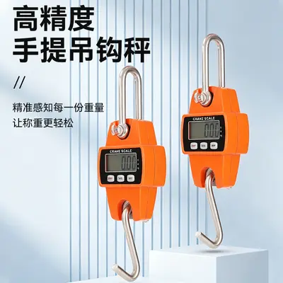 Electronic hanging scale, 300kg, portable compact