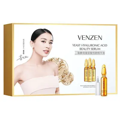 正品梵贞小安瓶玻尿酸精华液补水淡皱紧致收缩毛孔保湿提亮护肤
