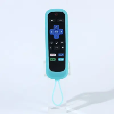 Silicone Case for ROKU TV Remote with Strap, Anti-Drop and Anti-Slip - 7