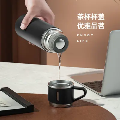 新款礼盒套装304不锈钢保温杯批发 男女便携商务泡茶杯礼品印logo - 4