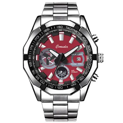Men's sports watch, waterproof, luminous, large dial