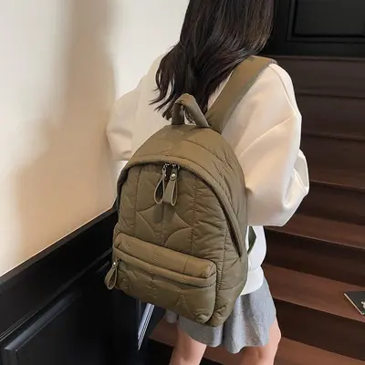 Fluffy Cloud Women's Backpack, Large Capacity Schoolbag - 3