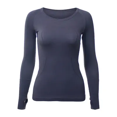 Seamless Tight Long Sleeve Women's Yoga Top, High Stretch, Quick-Dry - 10