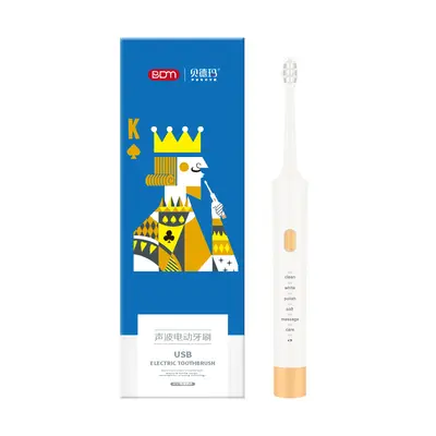 Sonic Electric Toothbrush, Hidden Charging Cable, 6 Modes, Soft Bristles - 8