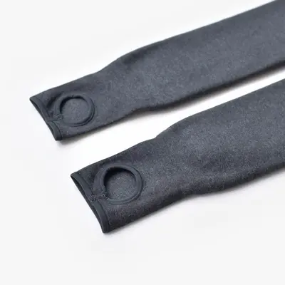 Fleece-Lined Maternity Tights with Adjustable Belly Support - 10