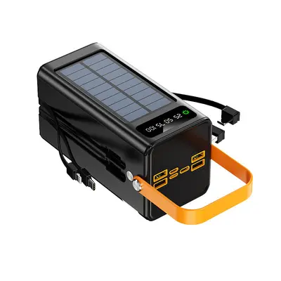 Outdoor Solar Super Fast Charge Power Bank 200000mAh Ultra Large Capacity Mobile Power Bank