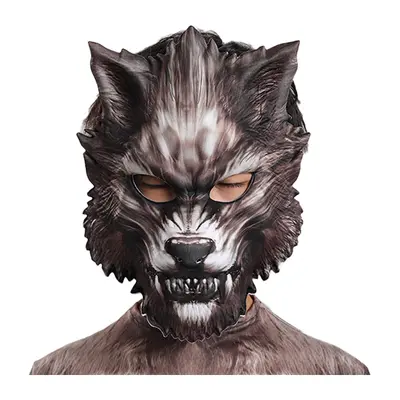 Men's Fur Suit 3D Mask Stage Performance Costume Animal Cosplay Costume Halloween Costume Men's Stage Performance