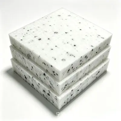 High-Density Light Green Recycled Foam Industrial Cushioning Block - 10
