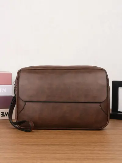 Men's Clutch Bag, Large Capacity, Waterproof, Portable - 7