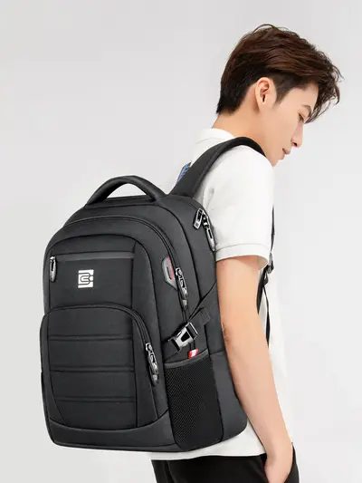 Bruno Cavalli Men's Lightweight Business Backpack with Laptop Compartment - 4
