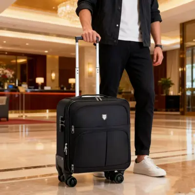 Universal Wheel Carry-On Luggage 16 and 18 Inch with Combination Lock - 7