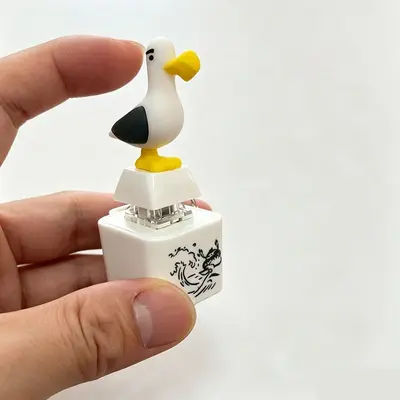 Frog Sound Button Stress Relief Keychain - 8