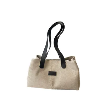 Large Capacity Women's Canvas Single Shoulder Bag, 2025 Model - 5