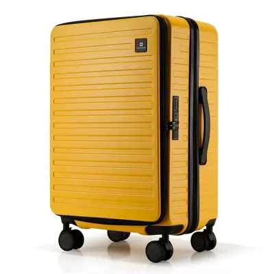 Zipper Combination Lock Suitcase, 20/25/29 Inch, Silent Spinner Wheels - 1