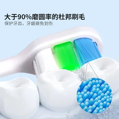 Replacement Heads for Lebooo Electric Toothbrush, Youyang Starlight Diamond Series - 3