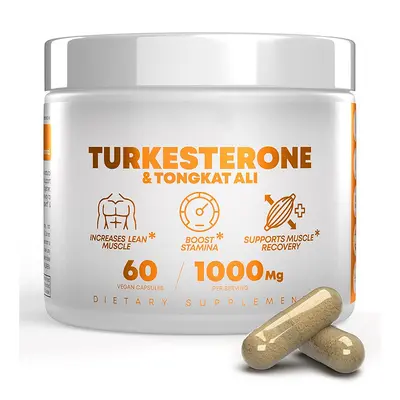 Turkesterone & Tongkat Ali Capsules Dietary Supplement