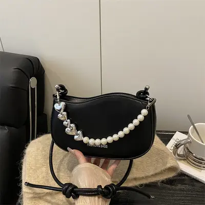 2025 Small Square Women's Bag, Korean Style Crossbody Shoulder Bag - 2