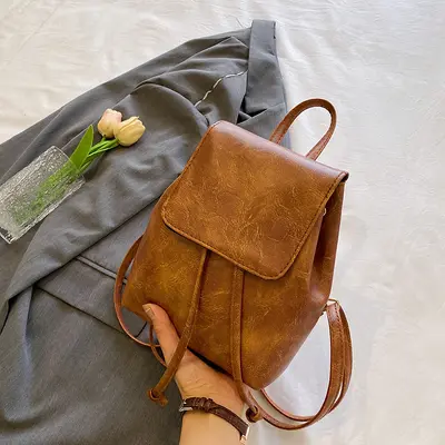 Large Capacity Women's Backpack, Minimalist Casual Style - 9